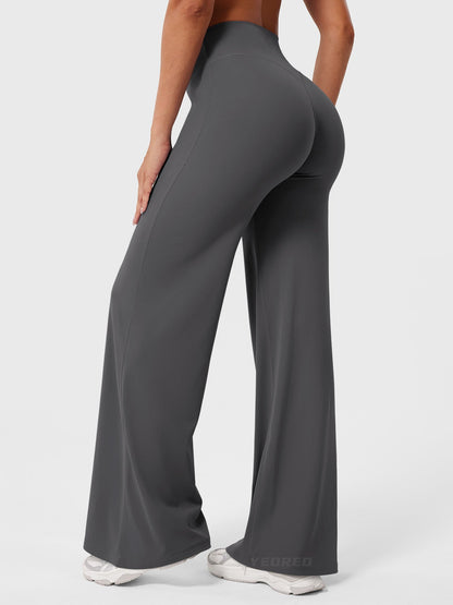 Pantalon Linéaire Haut de Taille pour Femme