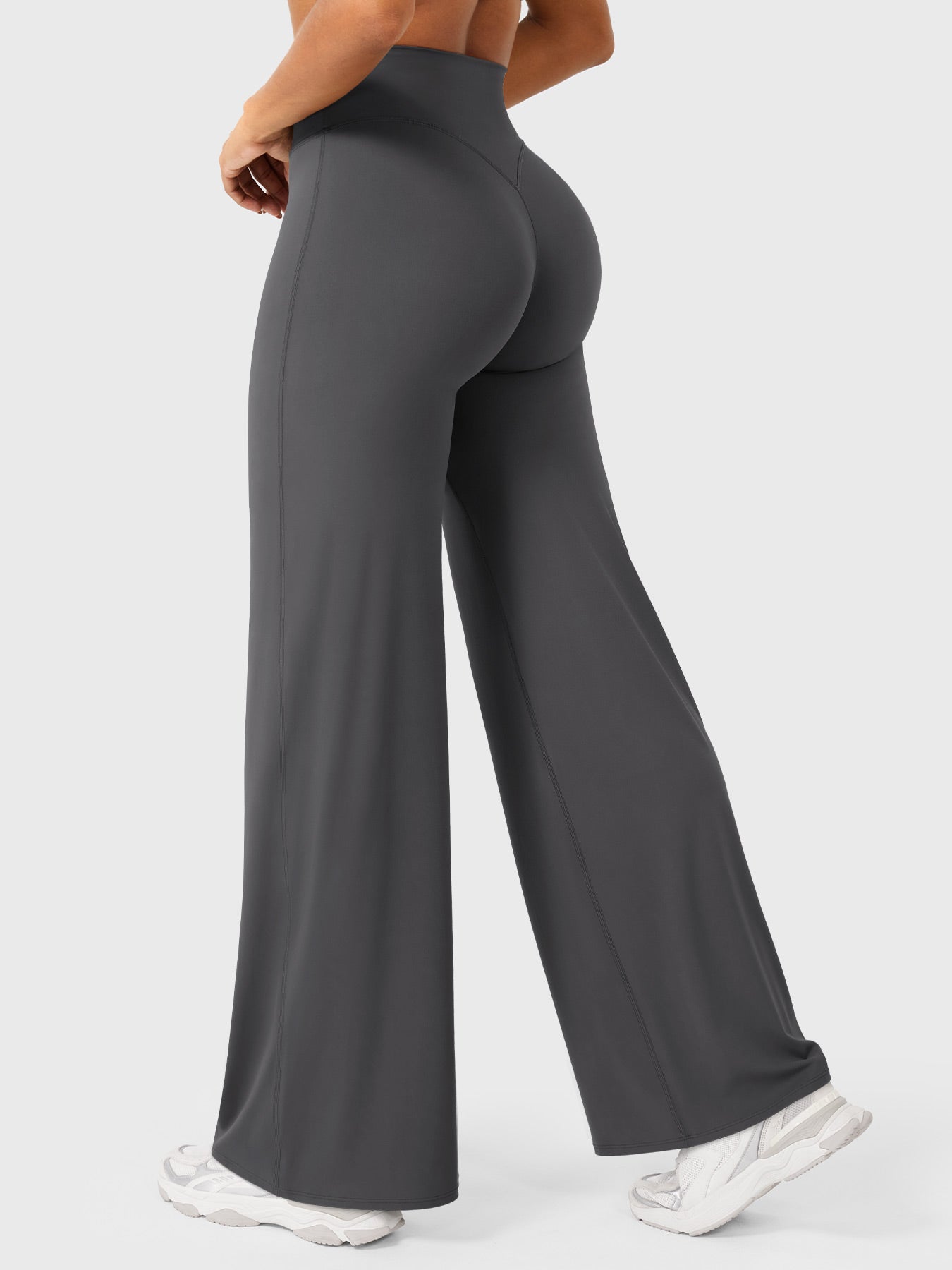 Pantalon Linéaire Haut de Taille pour Femme