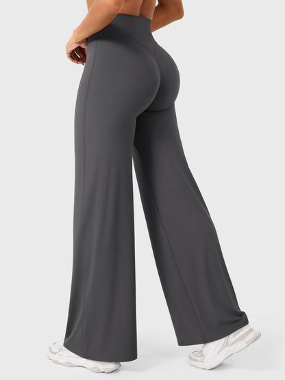 Pantalon Linéaire Haut de Taille pour Femme