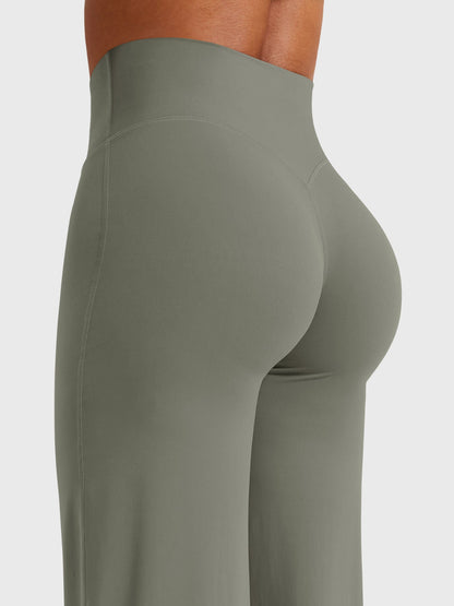 Pantalon Linéaire Haut de Taille pour Femme