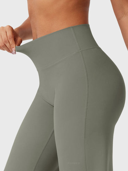 Pantalon Linéaire Haut de Taille pour Femme