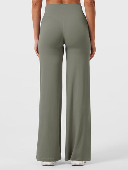 Pantalon Linéaire Haut de Taille pour Femme