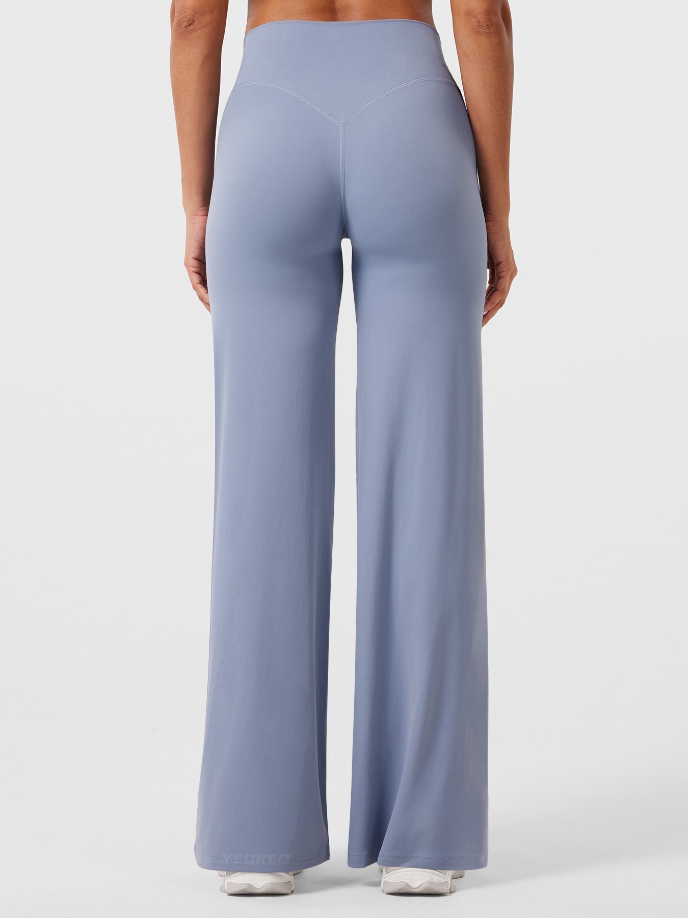 Pantalon Linéaire Haut de Taille pour Femme