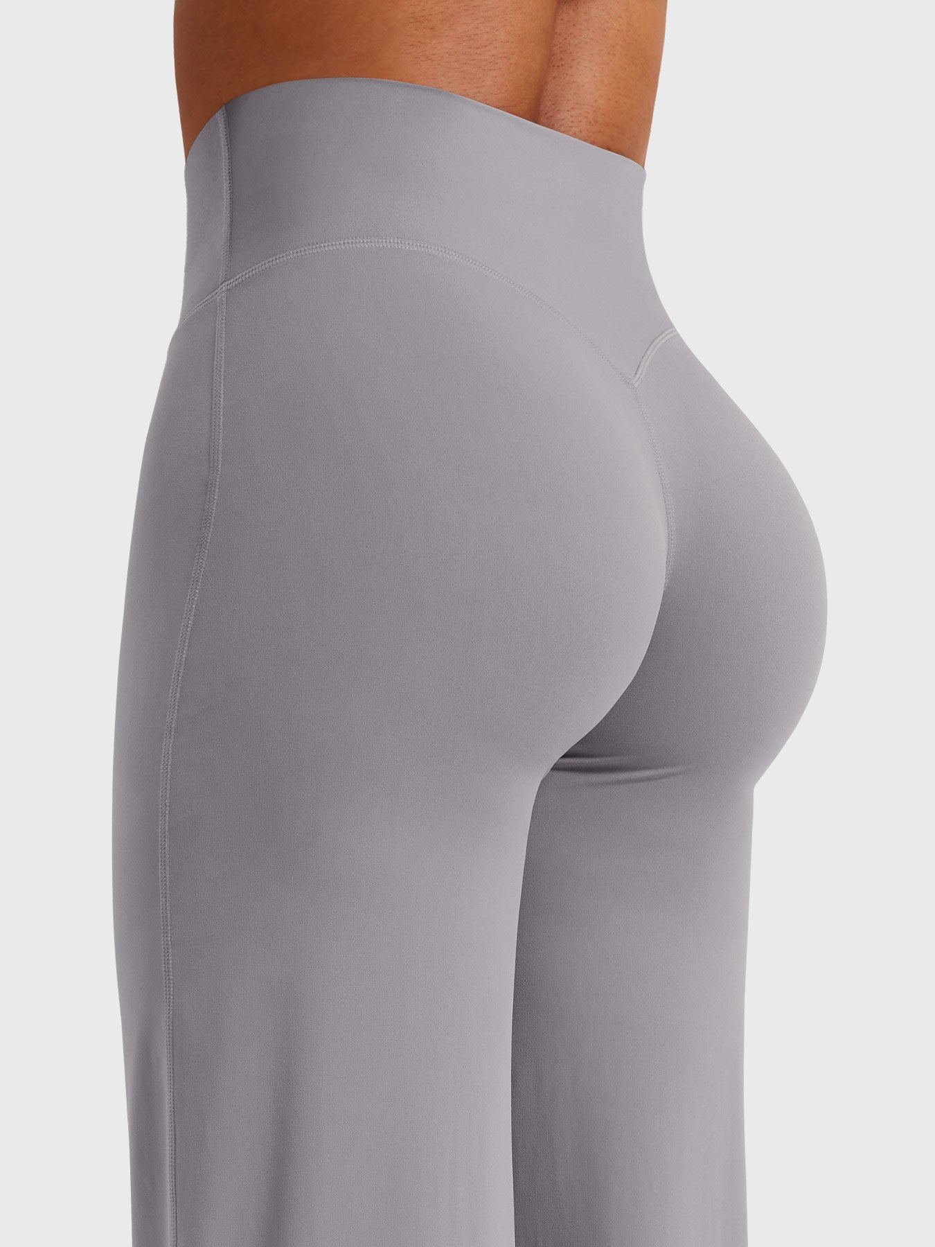 Pantalon Linéaire Haut de Taille pour Femme