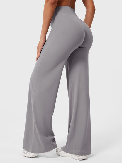 Pantalon Linéaire Haut de Taille pour Femme
