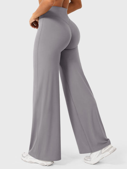Pantalon Linéaire Haut de Taille pour Femme