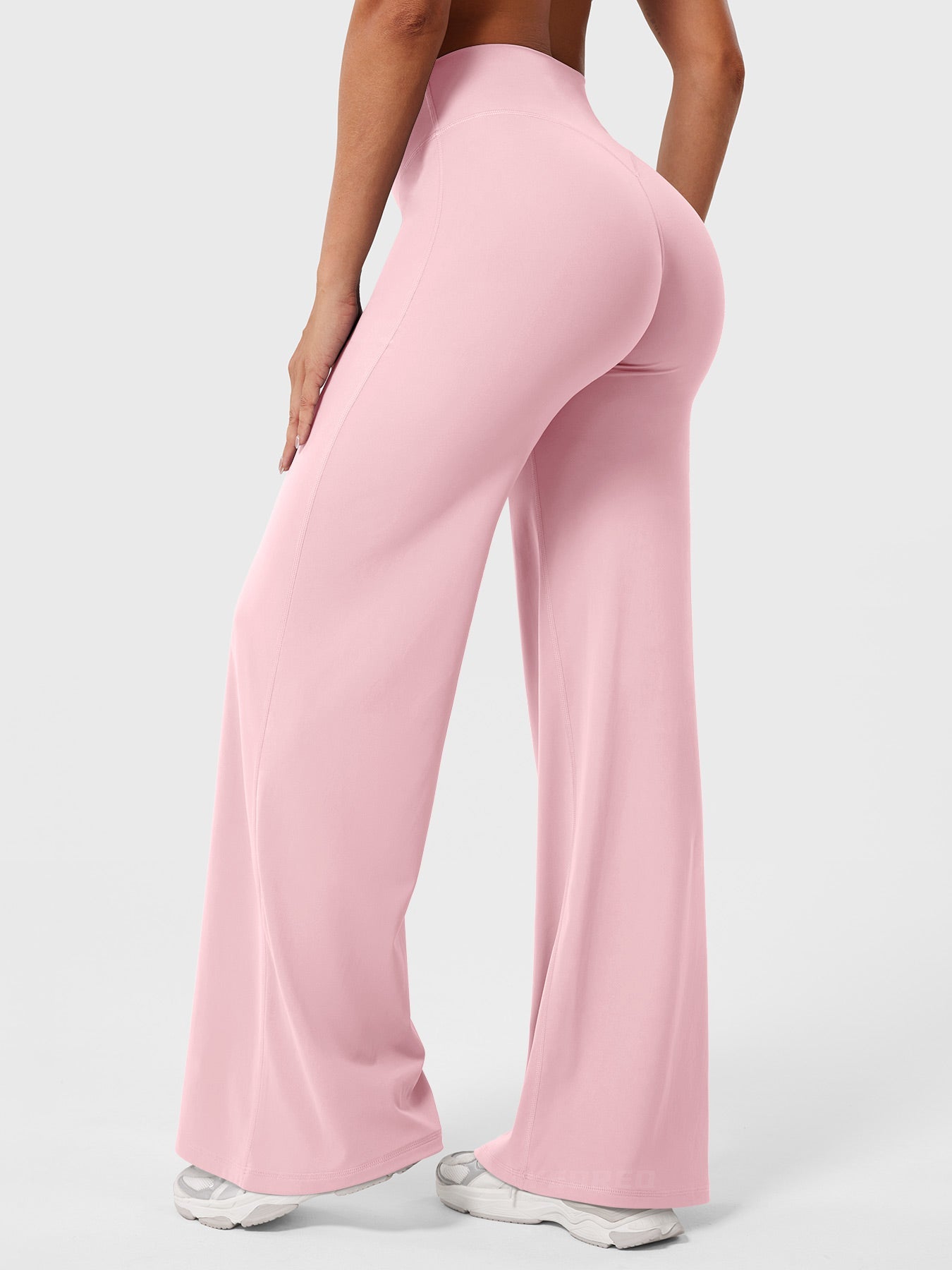 Pantalon Linéaire Haut de Taille pour Femme