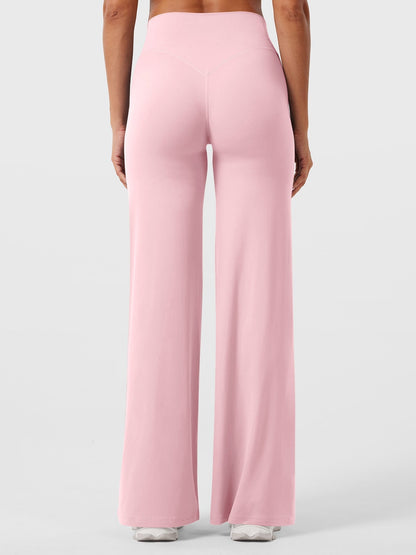 Pantalon Linéaire Haut de Taille pour Femme