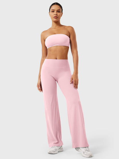 Pantalon Linéaire Haut de Taille pour Femme