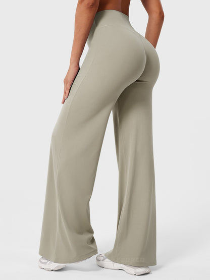 Pantalon Linéaire Haut de Taille pour Femme