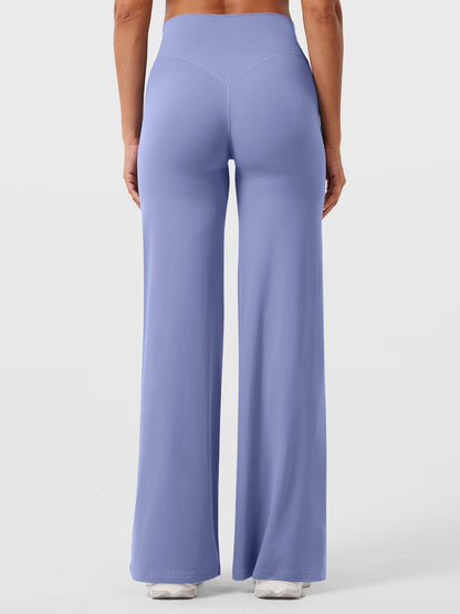 Pantalon Linéaire Haut de Taille pour Femme