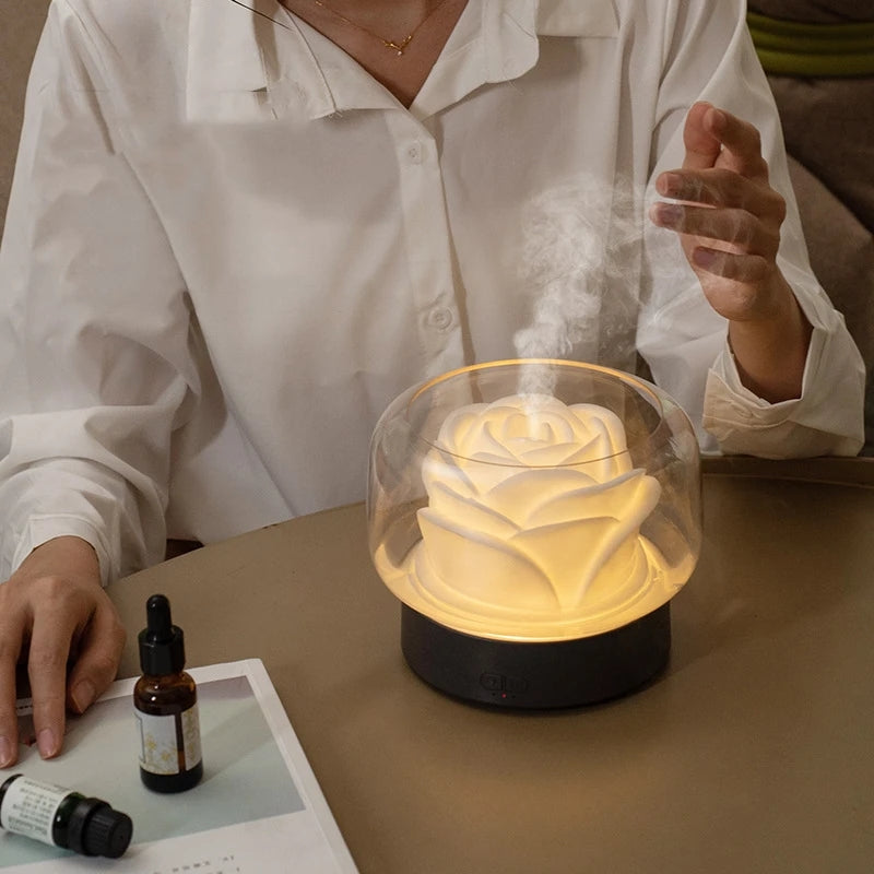 Diffuseur d'huile essentielle avec Lumière LED et Parfum Relaxant - PanierRoyale
