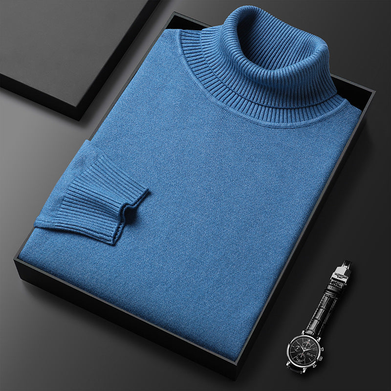 Pull Col Roulé Homme Chaud et Doux Hiver