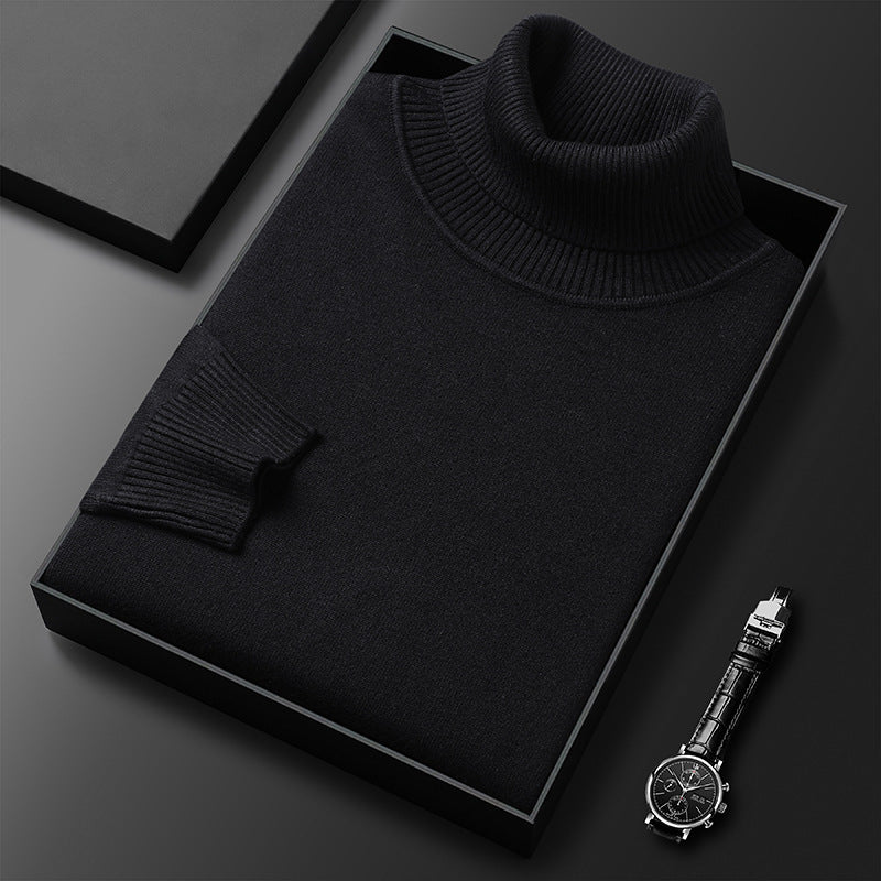 Pull Col Roulé Homme Chaud et Doux Hiver