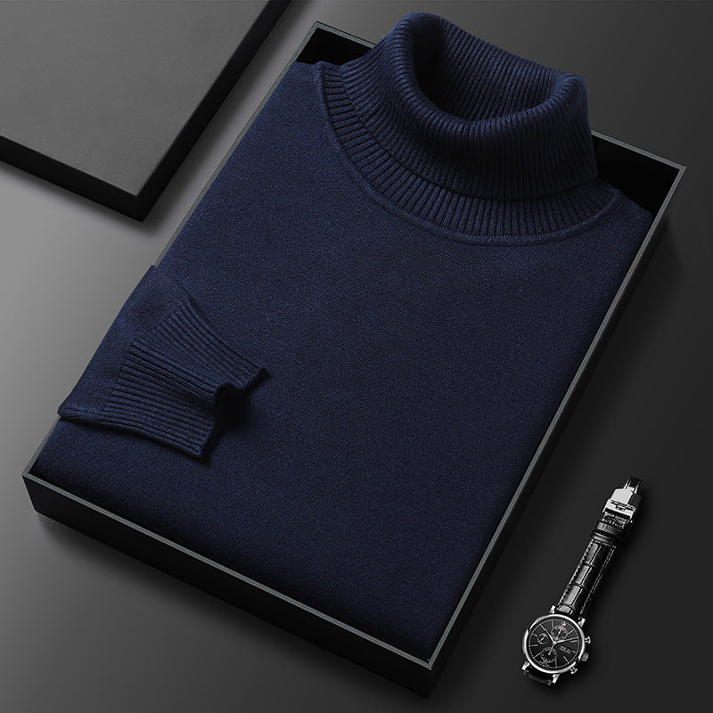 Pull Col Roulé Homme Chaud et Doux Hiver