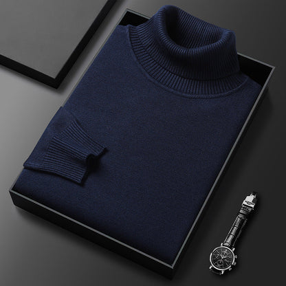 Pull Col Roulé Homme Chaud et Doux Hiver