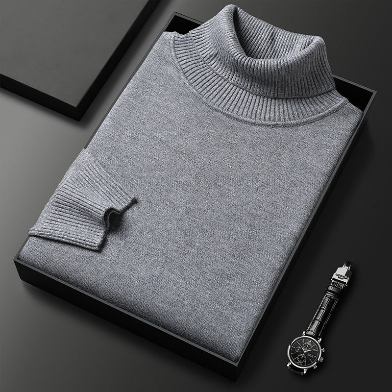 Pull Col Roulé Homme Chaud et Doux Hiver