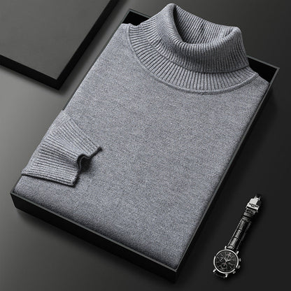 Pull Col Roulé Homme Chaud et Doux Hiver