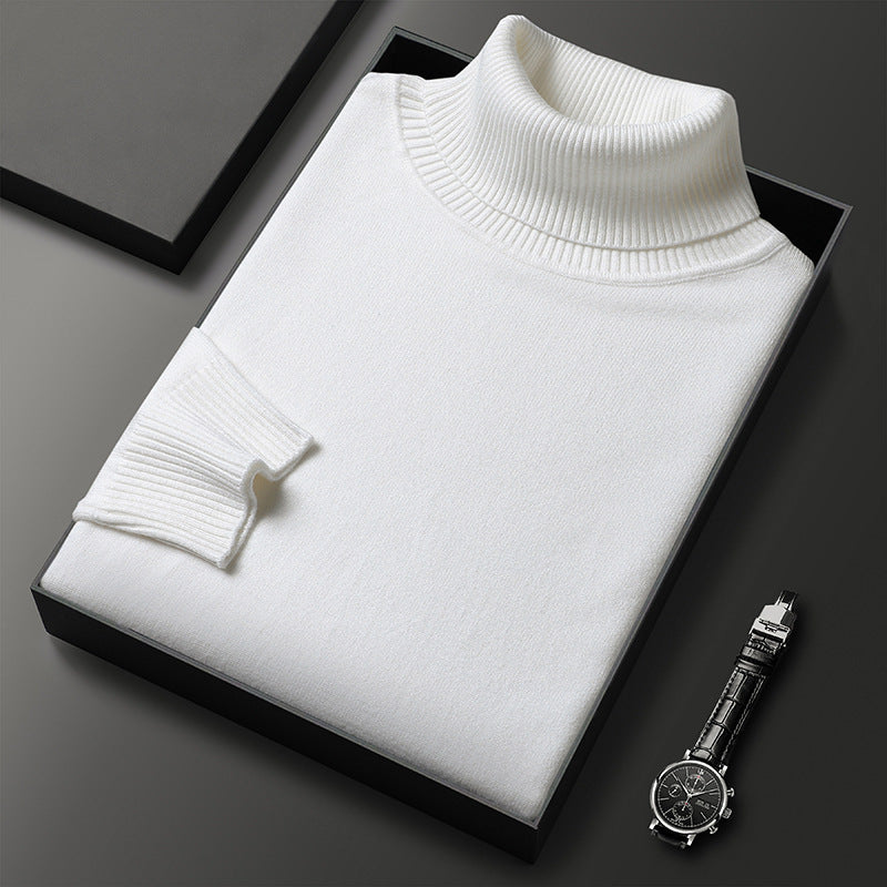 Pull Col Roulé Homme Chaud et Doux Hiver