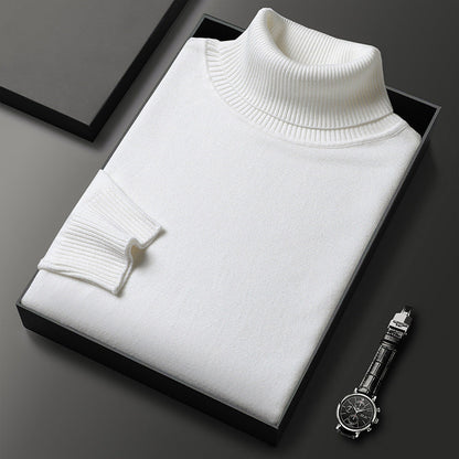 Pull Col Roulé Homme Chaud et Doux Hiver