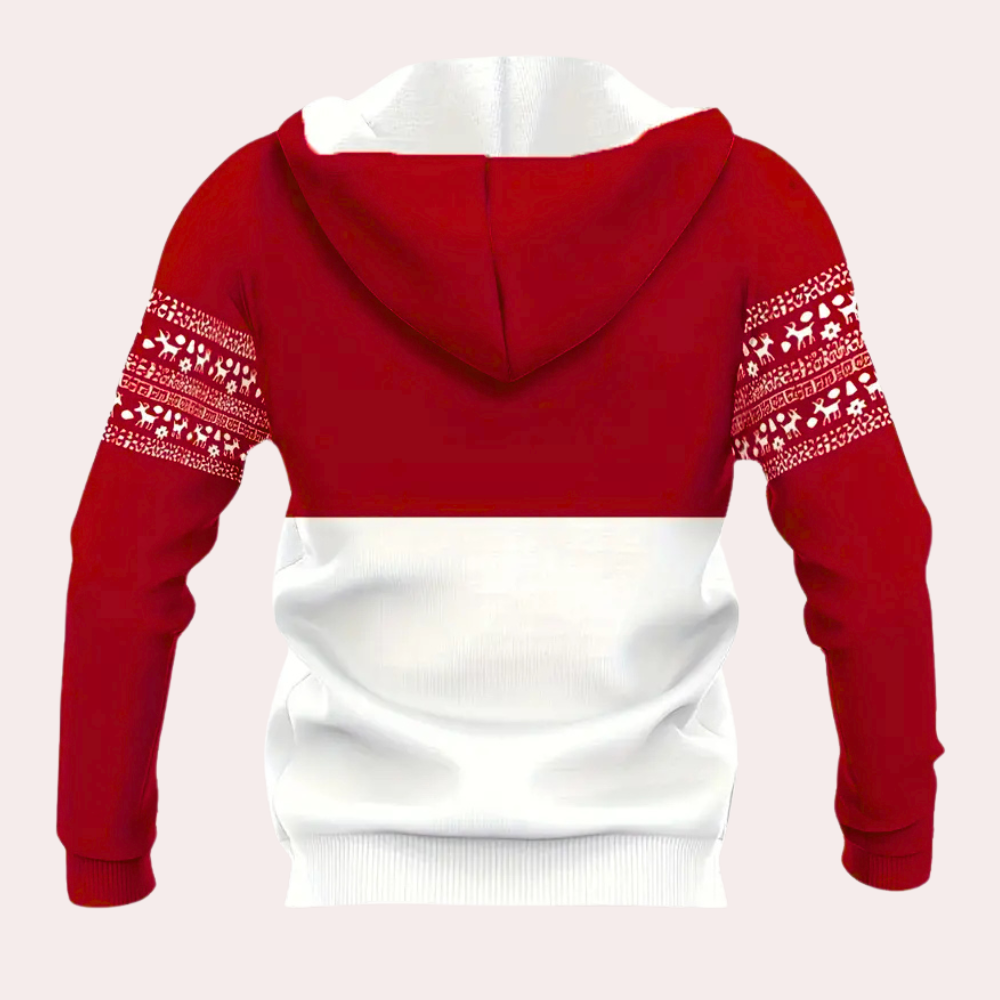 Sweat à Capuche de Noël Imprimé - vue 3