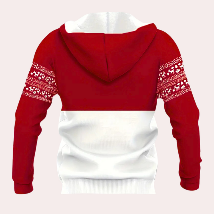 Sweat à Capuche de Noël Imprimé - vue 3