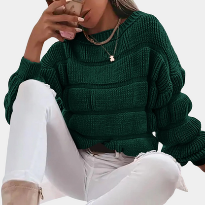 Pull Femme Tricoté Élégant et Doux