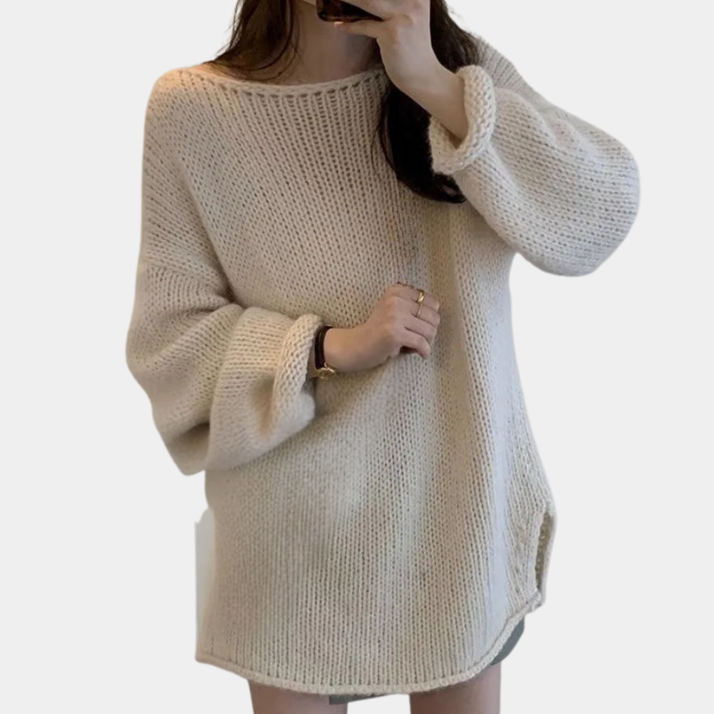 MELISSA - Pull Tricoté Simple pour Femmes
