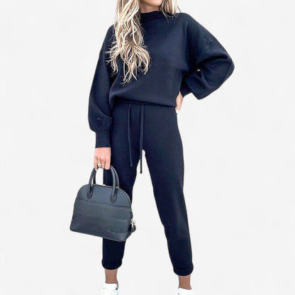 Pantalon Femme Confortable avec Haut Décontracté