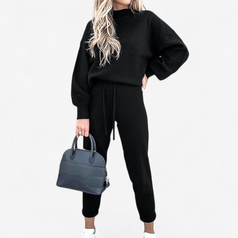 Pantalon Femme Confortable avec Haut Décontracté - PanierRoyale