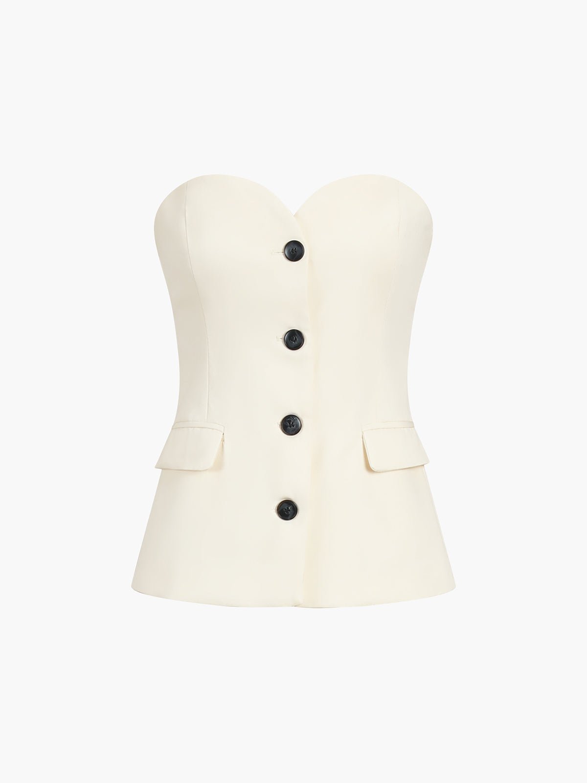 Corset Top Tube Élastique avec Ensemble 2 Pièces