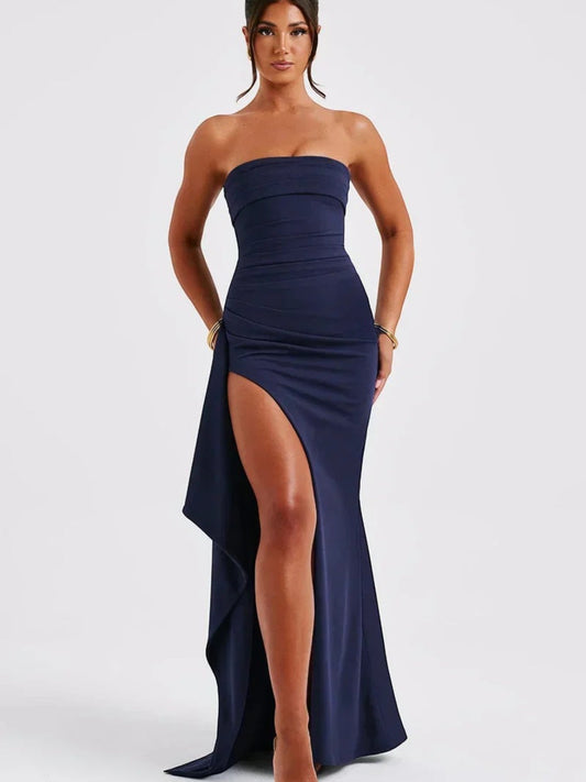 Robe Maxi Élégante Sans Manches pour Femmes - PanierRoyale