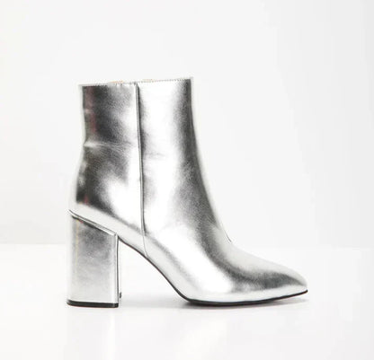 Bottines Femme Talon Bloc Confortable Style Élégant