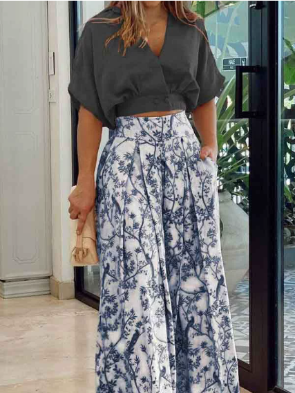 Robe deux pièces été femme élégante et légère