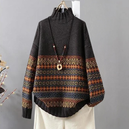 ALAYNE - Pull Col Roulé Elégant pour Femmes