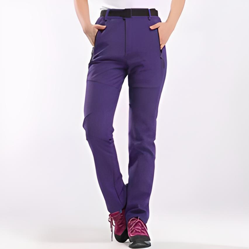 Pantalon de randonnée femme résistant et imperméable