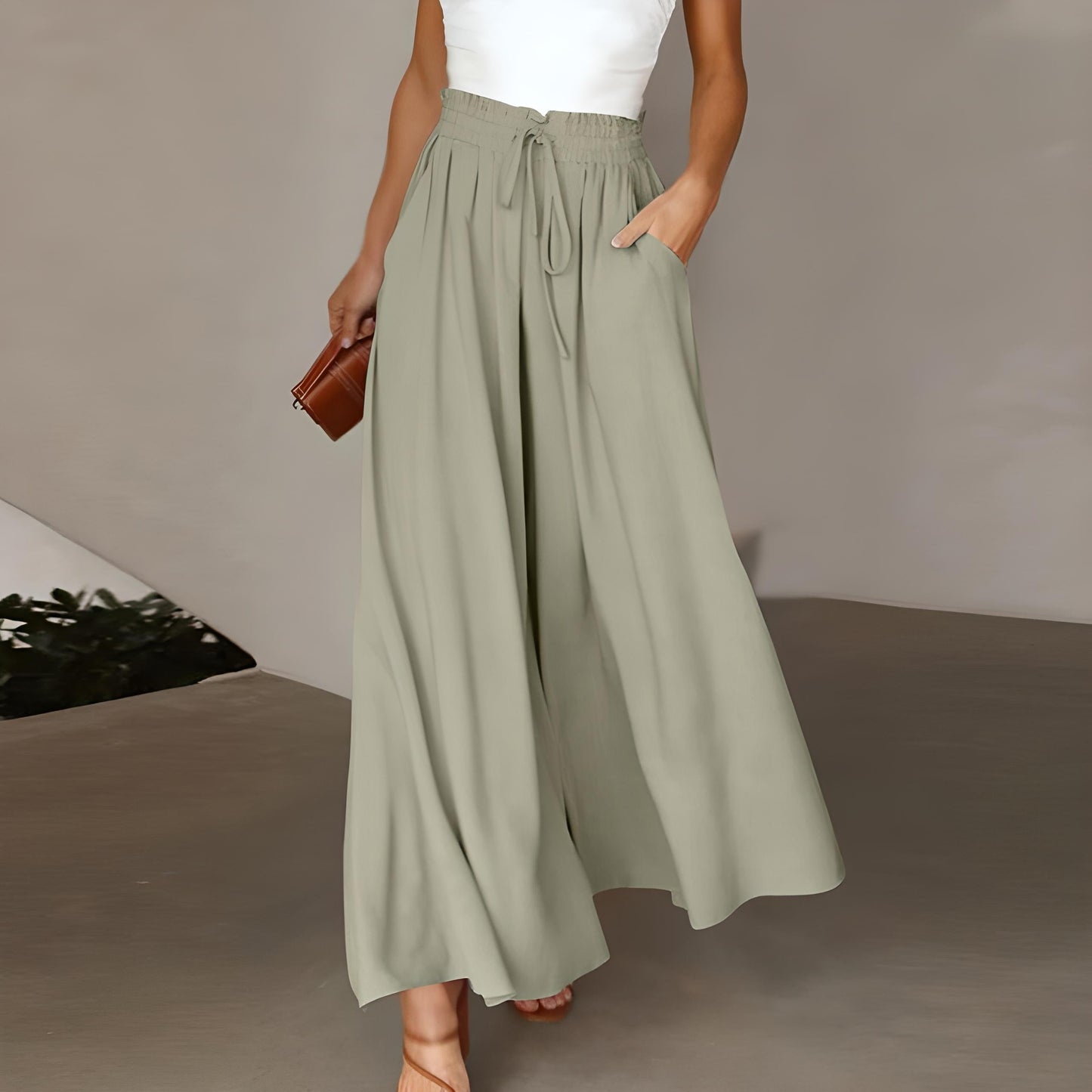 Pantalon Décontracté Femmes Confortable et Élégant