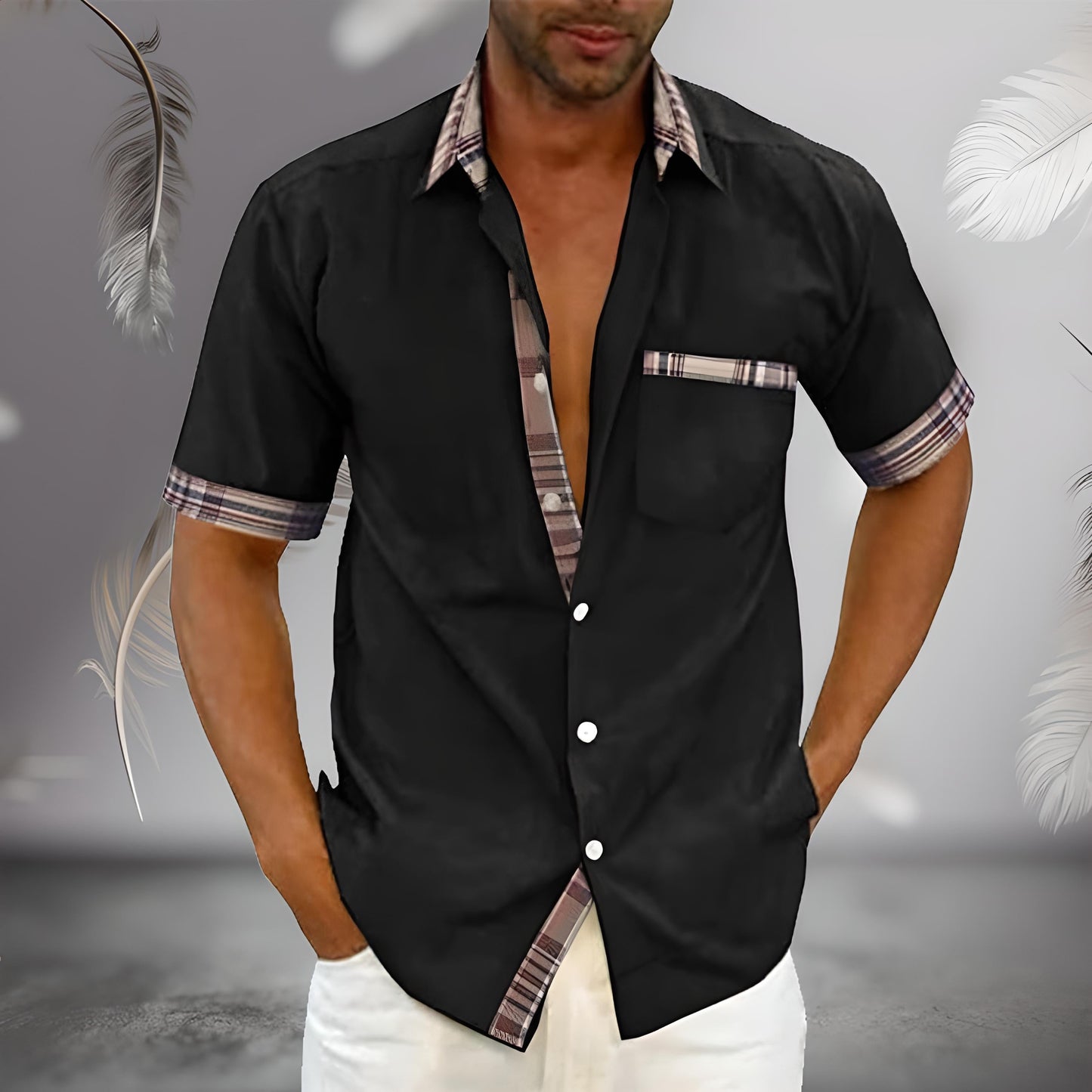 Chemise Décontractée Homme Casual