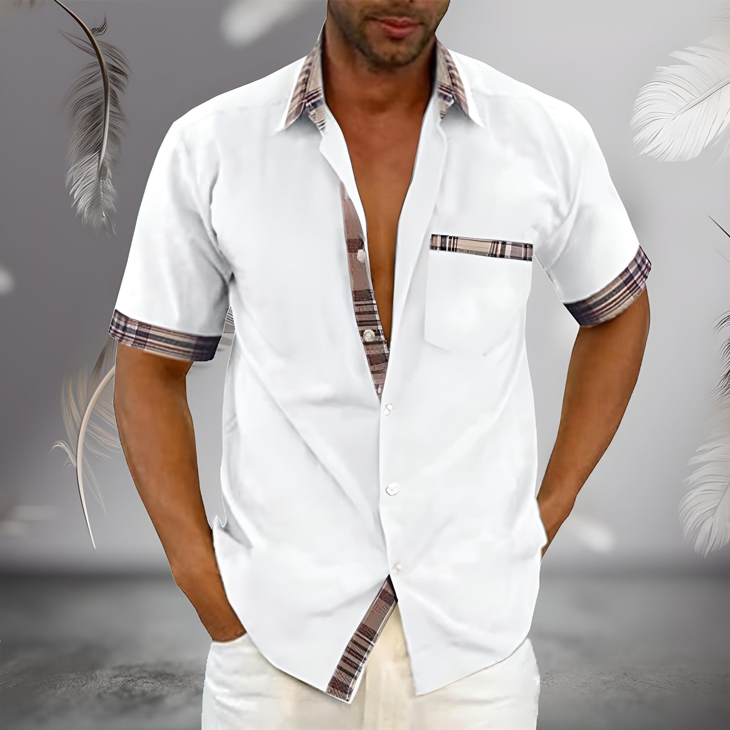 Chemise Décontractée Homme Casual