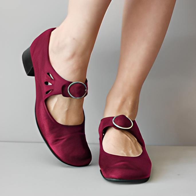 Sandales Femmes Talon Leder Noir Elegantes